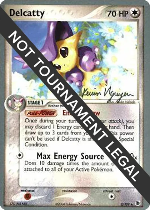 Delcatty - 2004 Kevin Nguyen #5/109 Pokémon card from World Championship Decks
