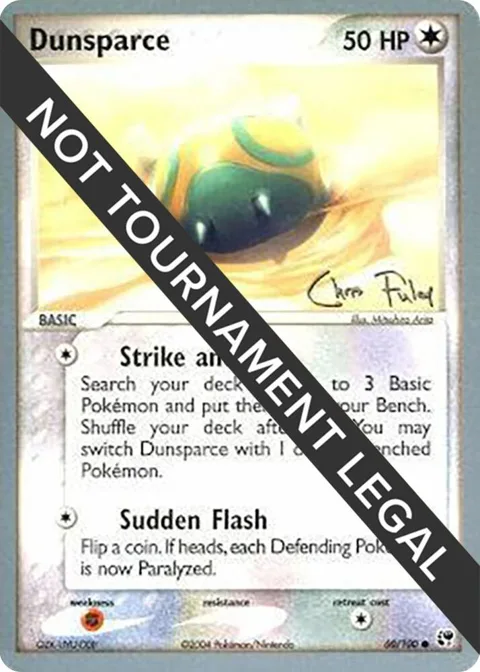 Dunsparce - 2004 Chris Fulop #60/100 Pokémon card from World Championship Decks