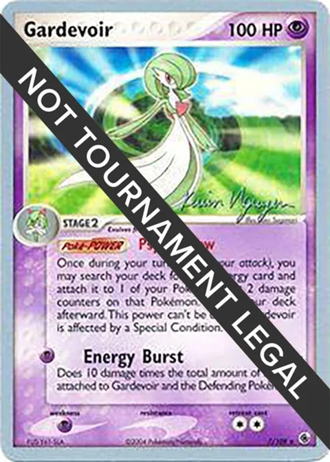 Gardevoir - 2004 Kevin Nguyen #7/109 Pokémon card from World Championship Decks