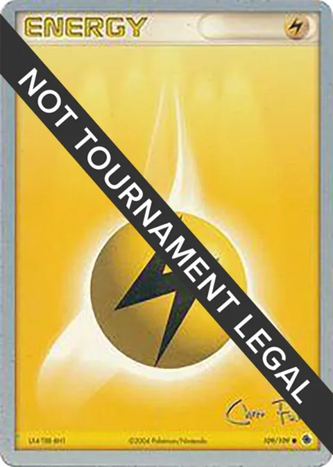 Lightning Energy - 2004 Chris Fulop #109/109 Pokémon card from World Championship Decks