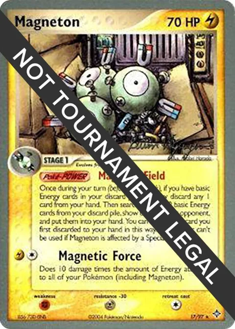 Magneton - 2004 Kevin Nguyen #17/097 Pokémon card from World Championship Decks