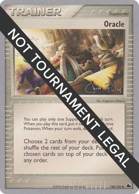 Oracle - 2004 Chris Fulop #138/144 Pokémon card from World Championship Decks
