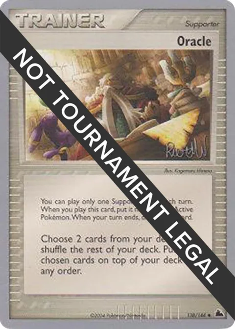 Oracle - 2004 Reed Weichler #138/144 Pokémon card from World Championship Decks