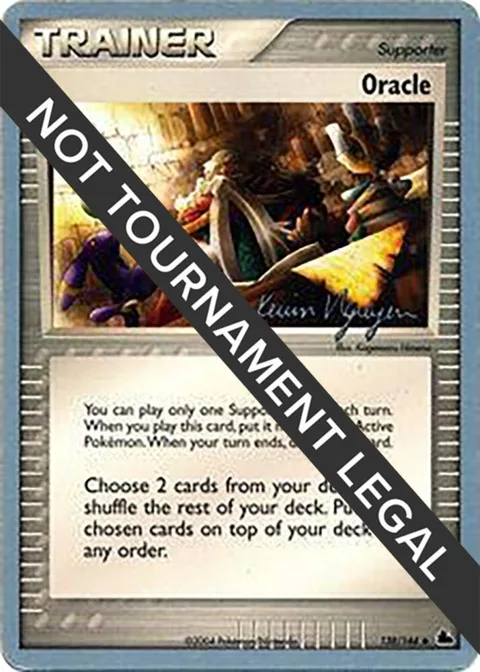 Oracle - 2004 Kevin Nguyen #138/144 Pokémon card from World Championship Decks
