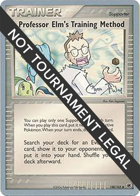 Professor Elm's Training Method - 2004 Chris Fulop #148/165 Pokémon card from World Championship Decks