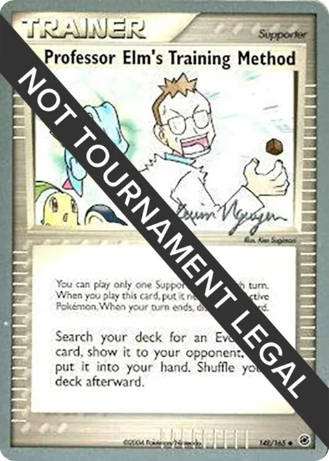 Professor Elm's Training Method - 2004 Kevin Nguyen #148/165 Pokémon card from World Championship Decks
