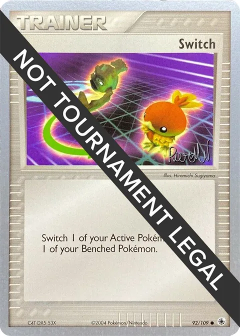 Switch - 2004 Reed Weichler #92/109 Pokémon card from World Championship Decks