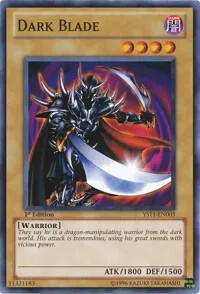 Dark Blade YS11-EN003 Yu-Gi-Oh card from Starter Deck: Dawn of the Xyz