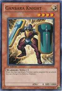 Ganbara Knight YS11-EN006 Yu-Gi-Oh card from Starter Deck: Dawn of the Xyz