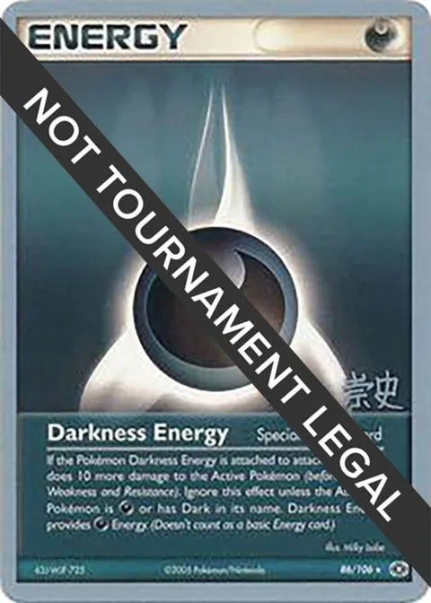 Darkness Energy - 2005 Takashi Yoneda #86/106 Pokémon card from World Championship Decks
