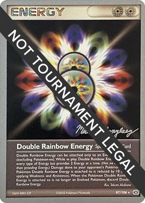 Double Rainbow Energy - 2005 Michael Gonzalez #87/106 Pokémon card from World Championship Decks