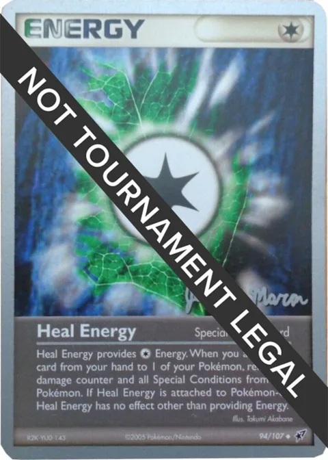 Heal Energy - 2005 Jeremy Maron #94/107 Pokémon card from World Championship Decks