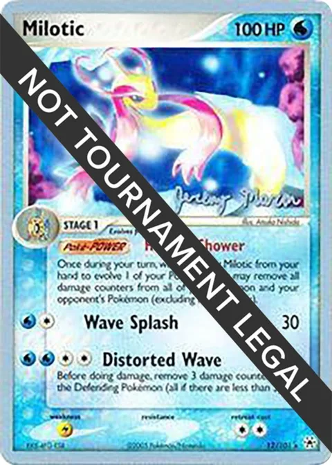 Milotic - 2005 Jeremy Maron #12/101 Pokémon card from World Championship Decks