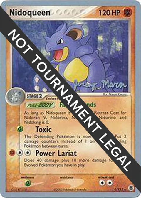 Nidoqueen - 2005 Jeremy Maron #9/112 Pokémon card from World Championship Decks