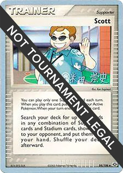 Scott - 2005 Takashi Yoneda #84/106 Pokémon card from World Championship Decks