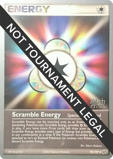 Scramble Energy - 2005 Takashi Yoneda #95/107 Pokémon card from World Championship Decks