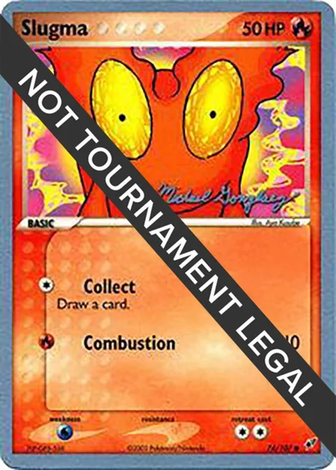 Slugma - 2005 Michael Gonzalez #74/107 Pokémon card from World Championship Decks