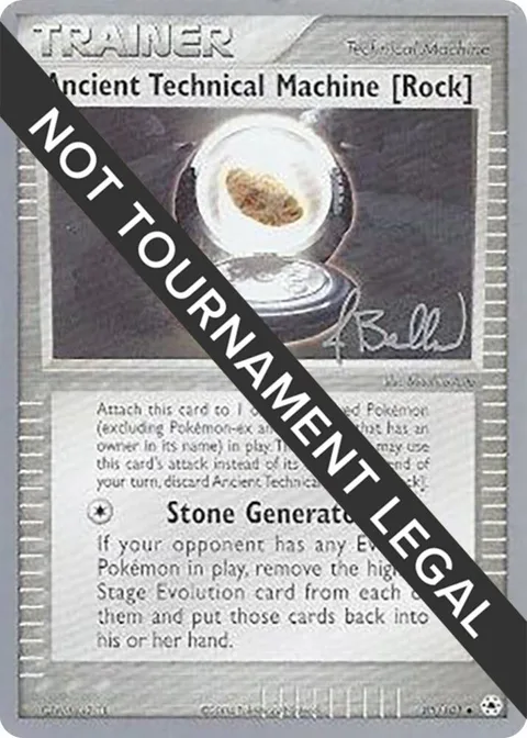 Ancient Technical Machine [Rock] - 2006 Jimmy Ballard #85/101 Pokémon card from World Championship Decks
