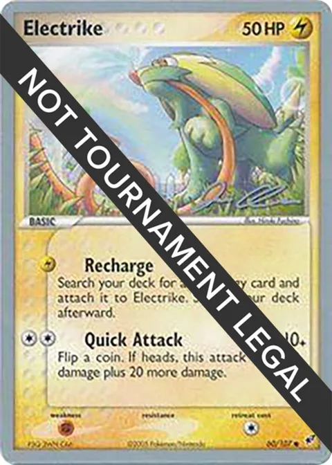 Electrike - 2006 Jason Klaczynski #60/107 Pokémon card from World Championship Decks