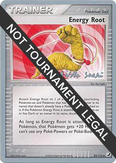 Energy Root - 2006 Miska Saari #83/115 Pokémon card from World Championship Decks