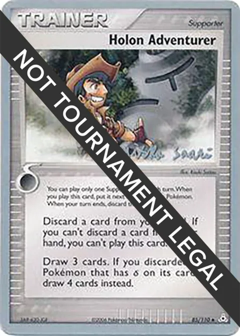Holon Adventurer - 2006 Miska Saari #85/110 Pokémon card from World Championship Decks