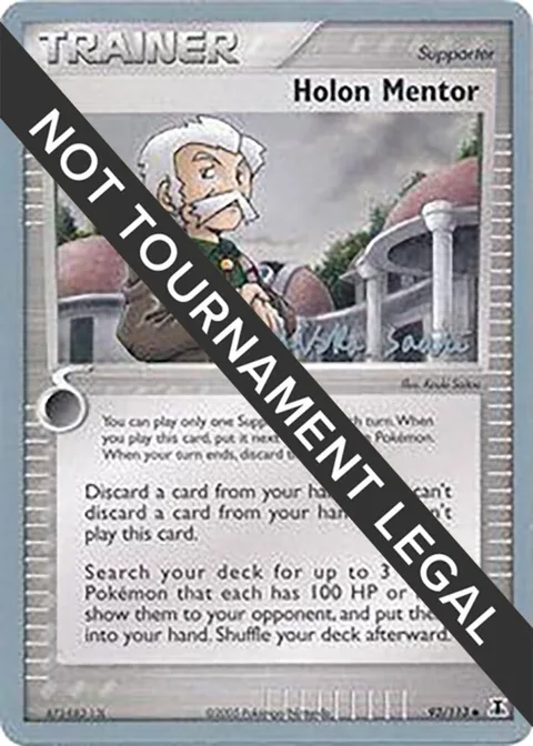 Holon Mentor - 2006 Miska Saari #93/113 Pokémon card from World Championship Decks