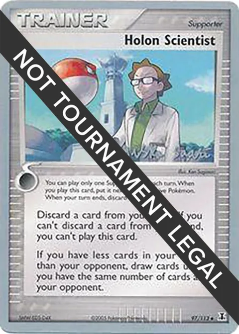 Holon Scientist - 2006 Miska Saari #97/113 Pokémon card from World Championship Decks