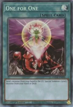 One for One Collector's Rare AMDE-EN040 Yu-Gi-Oh card from Amazing Defenders