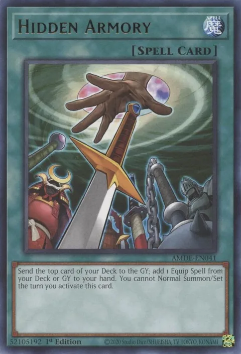Hidden Armory AMDE-EN041 Yu-Gi-Oh card from Amazing Defenders