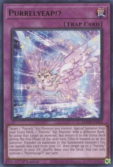 Purrelyeap!? AMDE-EN024 Yu-Gi-Oh card from Amazing Defenders