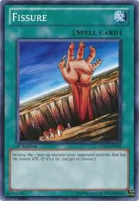 Fissure YS11-EN025 Yu-Gi-Oh card from Starter Deck: Dawn of the Xyz