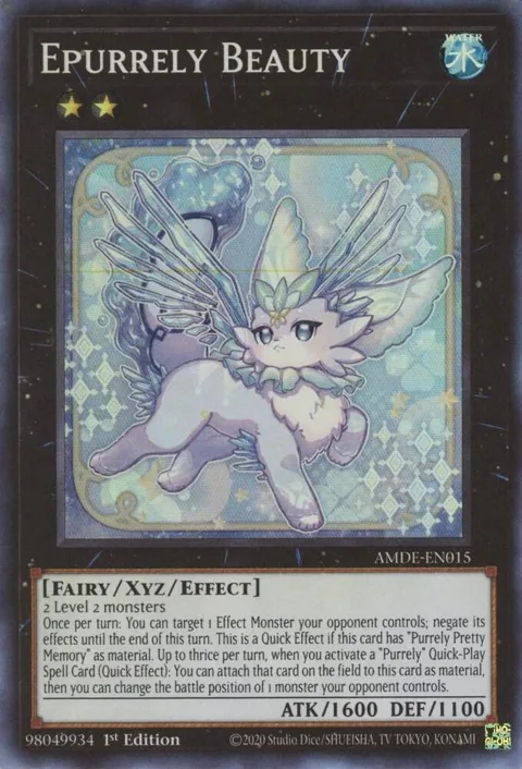 Epurrely Beauty AMDE-EN015 Yu-Gi-Oh card from Amazing Defenders