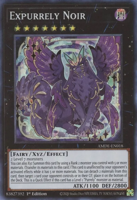 Expurrely Noir AMDE-EN018 Yu-Gi-Oh card from Amazing Defenders