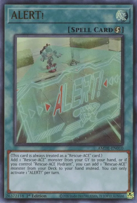 ALERT! AMDE-EN010 Yu-Gi-Oh card from Amazing Defenders