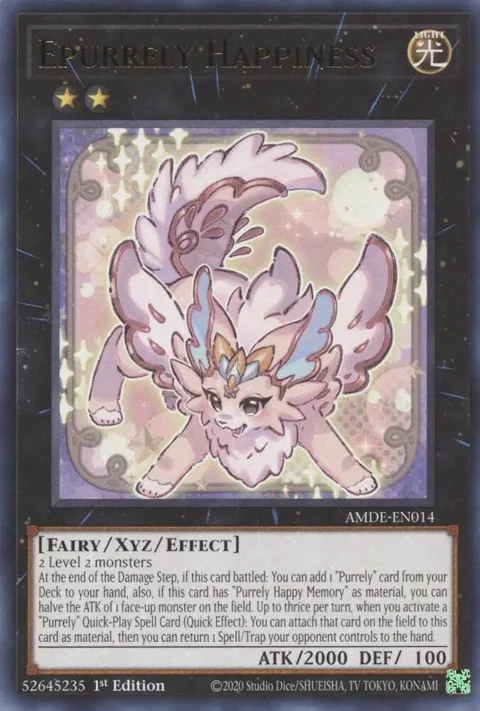 Epurrely Happiness AMDE-EN014 Yu-Gi-Oh card from Amazing Defenders