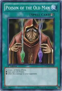Poison of the Old Man YS11-EN029 Yu-Gi-Oh card from Starter Deck: Dawn of the Xyz