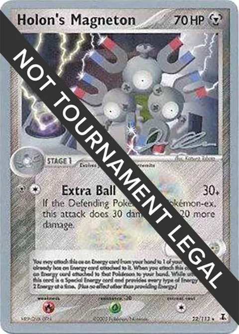 Holon's Magneton - 2006 Jason Klaczynski #22/113 Pokémon card from World Championship Decks