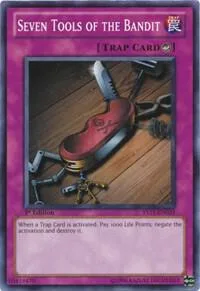 Seven Tools of the Bandit YS11-EN035 Yu-Gi-Oh card from Starter Deck: Dawn of the Xyz