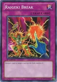 Raigeki Break YS11-EN037 Yu-Gi-Oh card from Starter Deck: Dawn of the Xyz