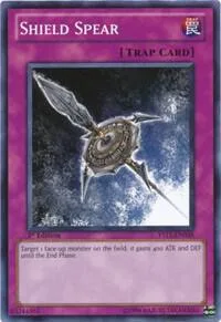 Shield Spear YS11-EN038 Yu-Gi-Oh card from Starter Deck: Dawn of the Xyz