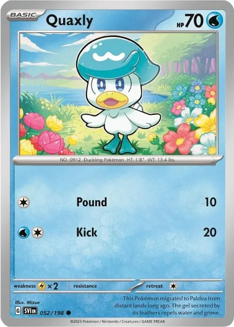 Quaxly - 052/198 Mirage Holo #052/198 Holofoil Pokémon card from Miscellaneous Cards & Products