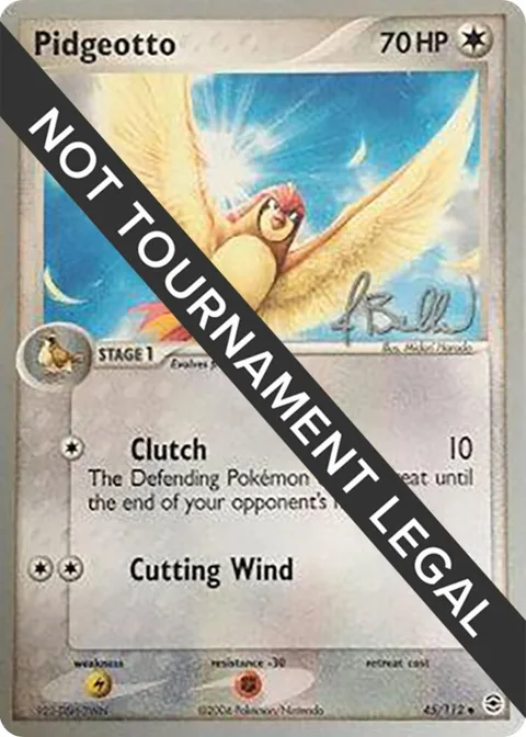 Pidgeotto - 2006 Jimmy Ballard #45/112 Pokémon card from World Championship Decks