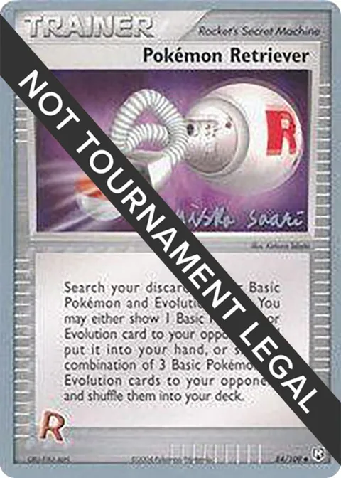 Pokemon Retriever - 2006 Miska Saari #84/109 Pokémon card from World Championship Decks