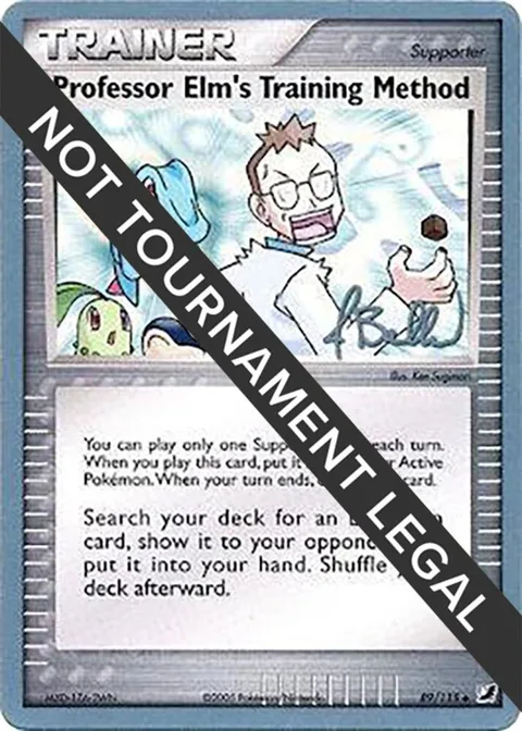 Professor Elm's Training Method - 2006 Jimmy Ballard #89/115 Pokémon card from World Championship Decks
