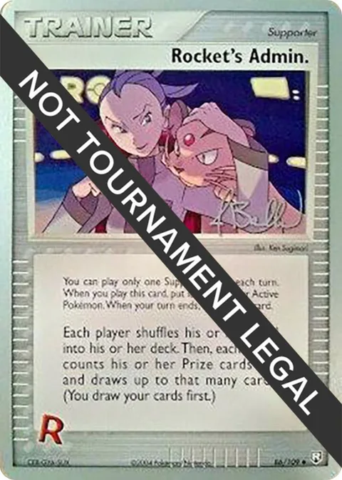 Rocket's Admin. - 2006 Jimmy Ballard #86/109 Pokémon card from World Championship Decks