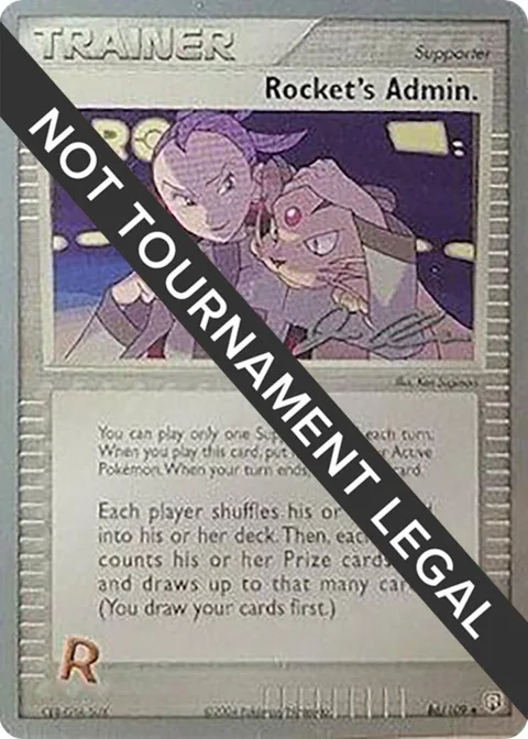 Rocket's Admin. - 2006 Jason Klaczynski #86/109 Pokémon card from World Championship Decks
