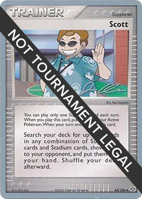 Scott - 2006 Jason Klaczynski #84/106 Pokémon card from World Championship Decks