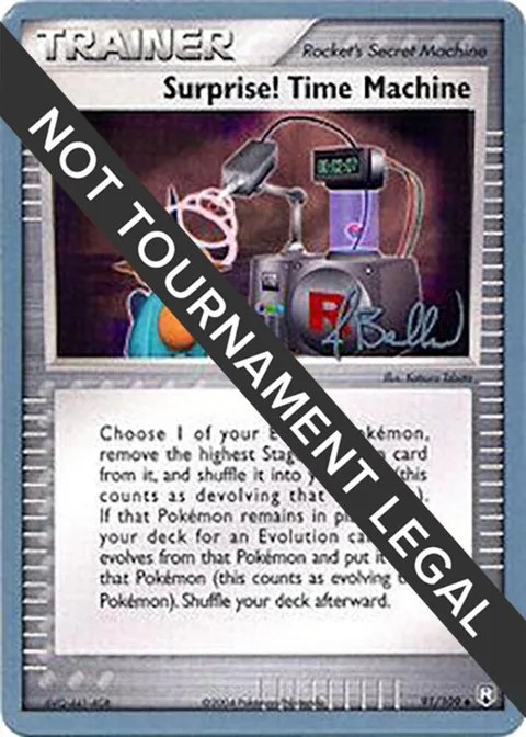 Surprise! Time Machine - 2006 Jimmy Ballard #91/109 Pokémon card from World Championship Decks