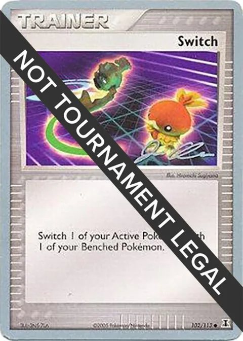 Switch - 2006 Jason Klaczynski #102/113 Pokémon card from World Championship Decks