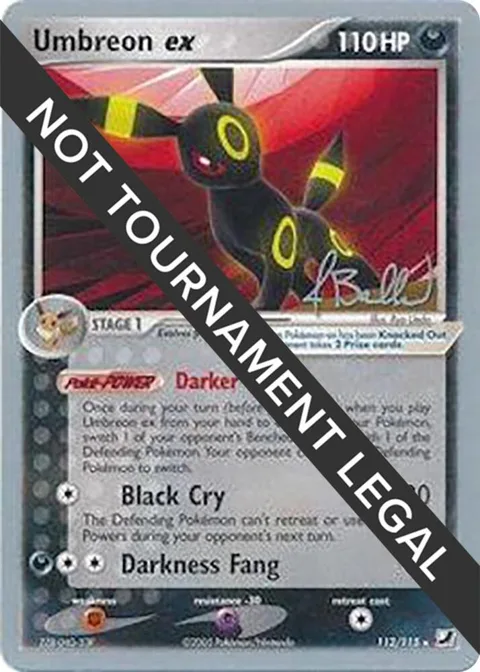 Umbreon ex - 2006 Jimmy Ballard #112/115 Pokémon card from World Championship Decks